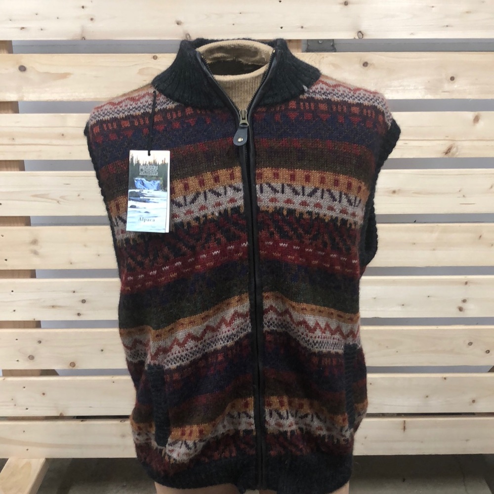 HUGE DISCOUNT Madison creek alpaca vest medium